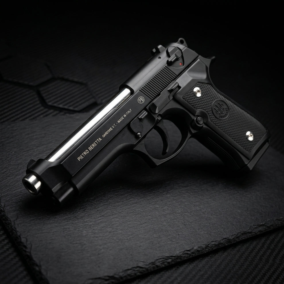 Silver M92 Beretta Airsoft Toy Gun – Realistic, Durable & Fun for Airsoft Enthusiasts