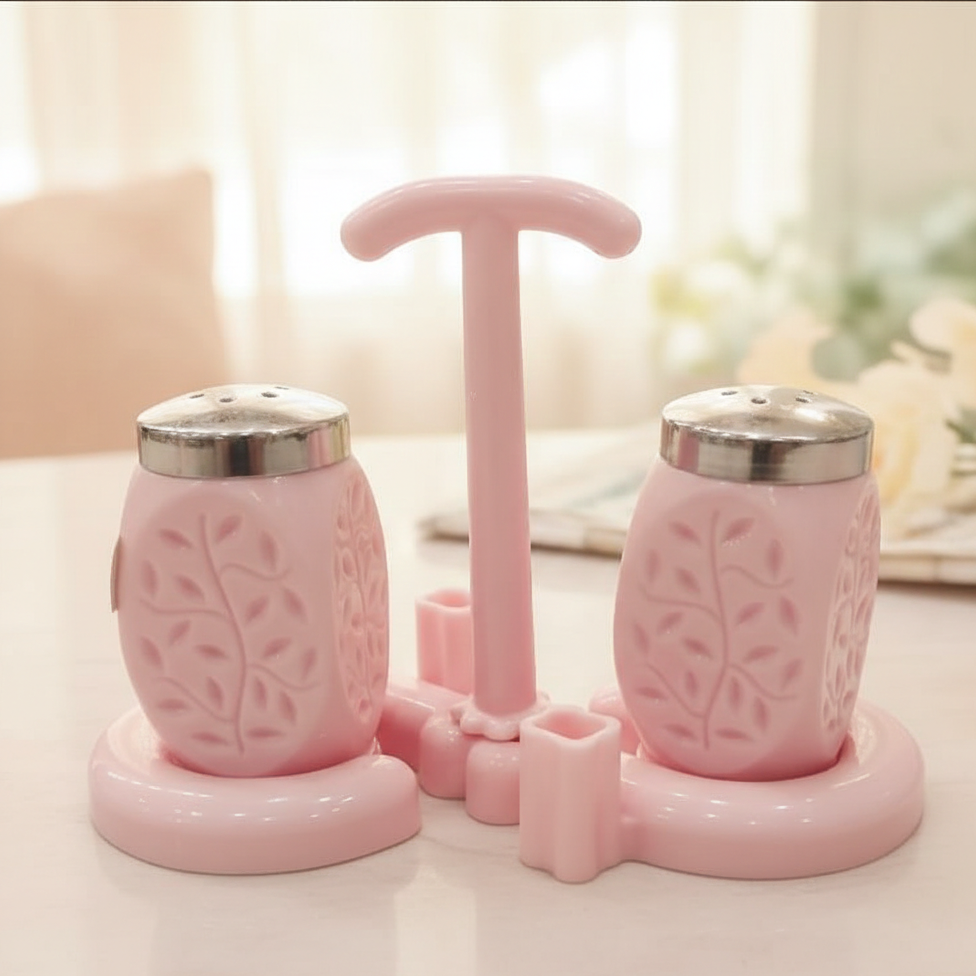 Premium Kitchen Salt and Sugar Pot Set – Stylish Aluminium Storage